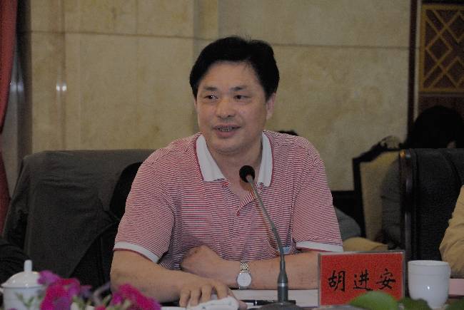 会议由副厅长胡进安主持20100511-01